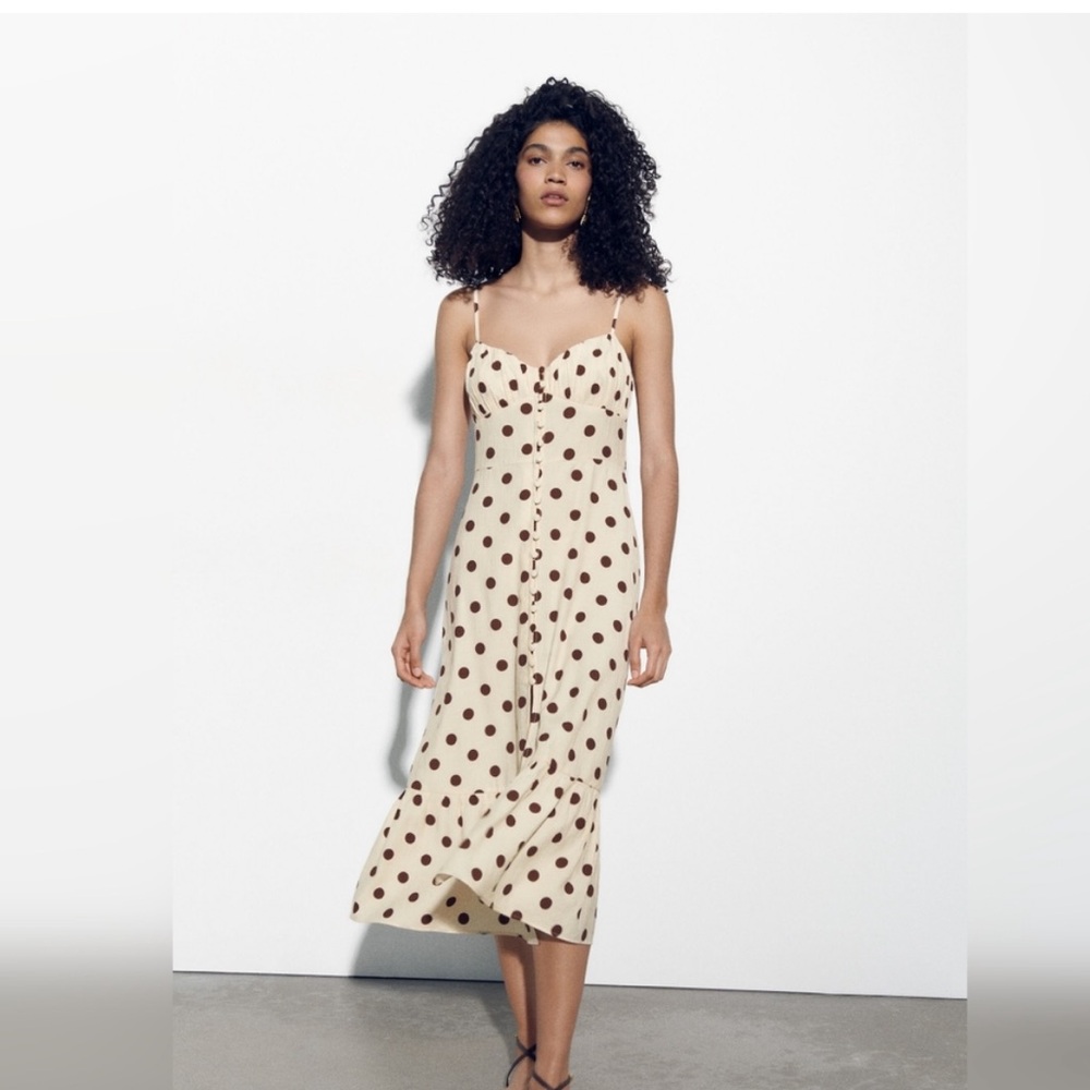 ZARA polka dot dress